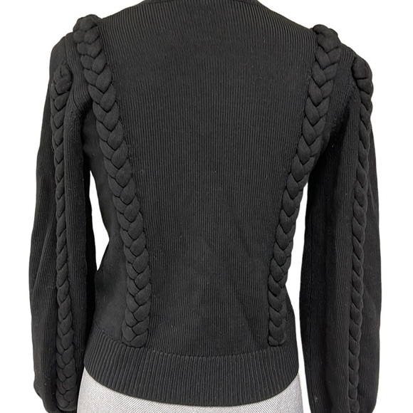 Euc Joie cable sweater, Black size XS - Picture 6 of 6